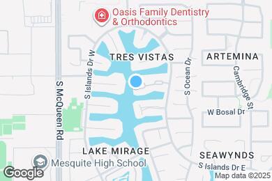 Map image of the property - 1425 W Coral Reef Dr