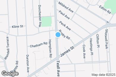 Map image of the property - 1364 Teall Ave