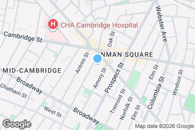 Map image of the property - 118 Inman St