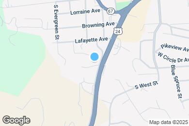 Map image of the property - 100 Red Rock Ct