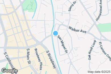 Map image of the property - 1701 San Miguel Dr