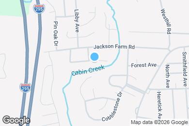 Map image of the property - 3610 Woodside Ct