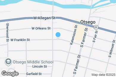 Map image of the property - 244 W Franklin St