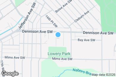 Map image of the property - 1333 16th Pl SW
