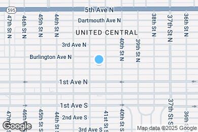 Map image of the property - 4129 2nd Ave N