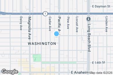 Map image of the property - 1585 Pacific Ave