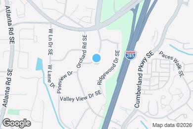 Map image of the property - 3867 Hillcrest Dr SE