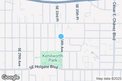 Map image of the property - 3384 SE Gladstone St