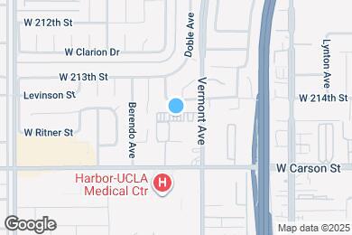 Map image of the property - 21415 S Vermont Ave