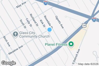 Map image of the property - 1050 Kirk St