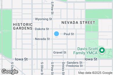 Map image of the property - 811 Nevada St