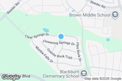 Map image of the property - 3014 Flowering Springs Dr