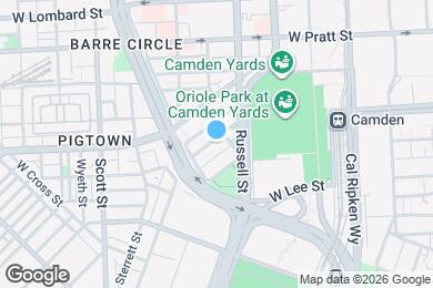 Map image of the property - 613 S Paca St