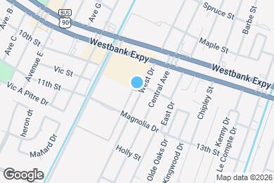 Map image of the property - 1110 West Dr