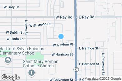 Map image of the property - 101 W Linda Ln