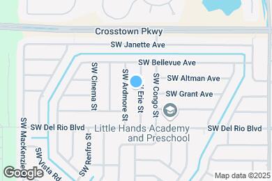 Map image of the property - 1748 SW Erie St