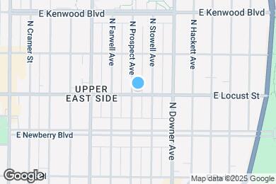 Map image of the property - 2900 N Prospect Ave