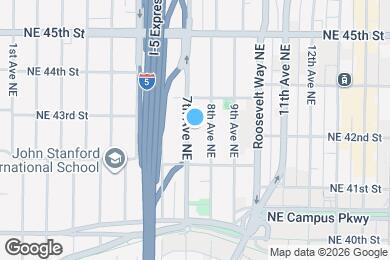 Map image of the property - 4236 7th Ave NE