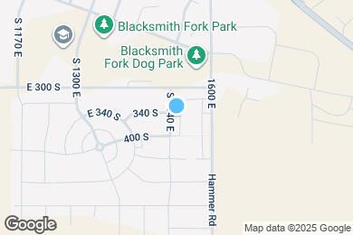 Map image of the property - 358 S 1540 E