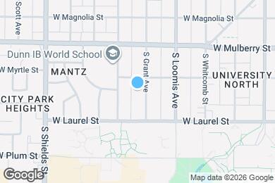 Map image of the property - 615 S Grant Ave