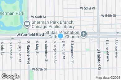 Map image of the property - 1009 W Garfield Blvd