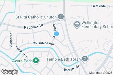 Map image of the property - 614 Azure Ave
