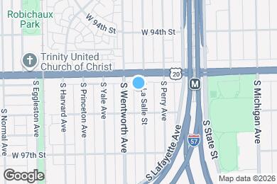 Map image of the property - 9524 S La Salle St