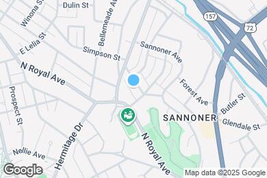 Map image of the property - 715 Grandview Ave