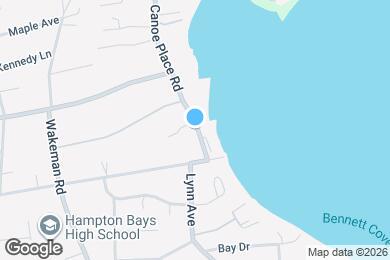 Map image of the property - 62 Canoe Place Rd