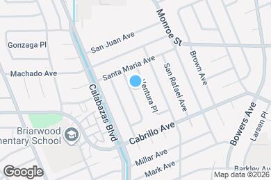 Map image of the property - 2183 San Antonio Pl