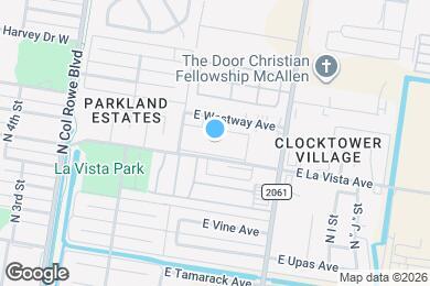 Map image of the property - 301 E La Vista Ave