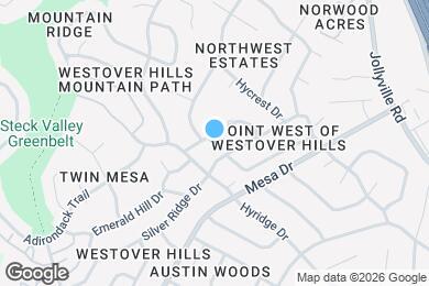 Map image of the property - 8707 Westover Club Dr