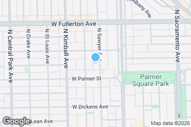 Map image of the property - 2228 N Sawyer Ave