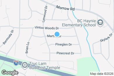 Map image of the property - 957 Martha Dr