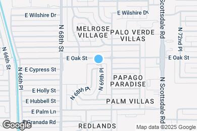 Map image of the property - 6914 E Cypress St