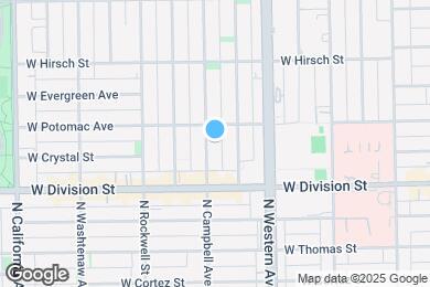 Map image of the property - 1243 N Campbell Ave