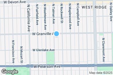 Map image of the property - 6149 N Talman Ave