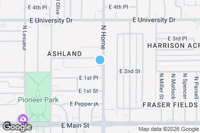 Map image of the property - 214 N Horne