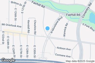 Map image of the property - Shaker Lake Apartments & North Moreland Courts