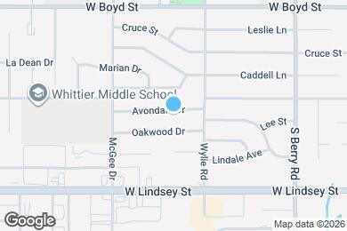Map image of the property - 1528 Avondale Dr