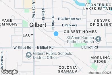Map image of the property - 82 N Palm St