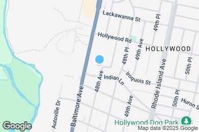 Map image of the property - 9510 48th Ave