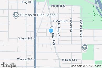 Map image of the property - 729 Oakdale Ave