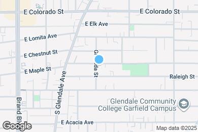 Map image of the property - 600 E Maple St