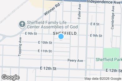 Map image of the property - 6220 E 10th St