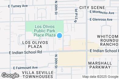 Map image of the property - 3033 E Devonshire Ave