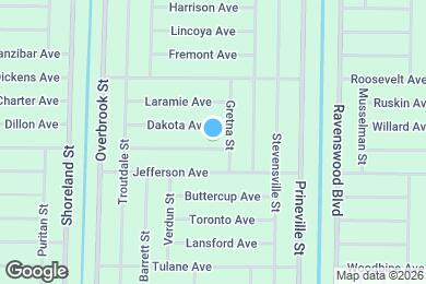 Map image of the property - 18404 Moonshadow Ave.