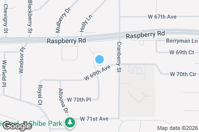 Map image of the property - 3141 W 69th Ave