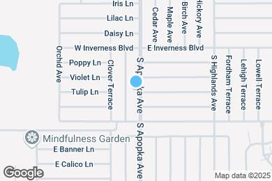 Map image of the property - 1145 S Apopka Ave