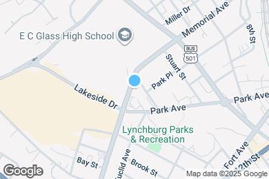 Map image of the property - 2300 Memorial Ave